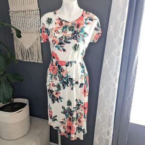 Shop Stevie Boutique Floral Jersey Dress Small